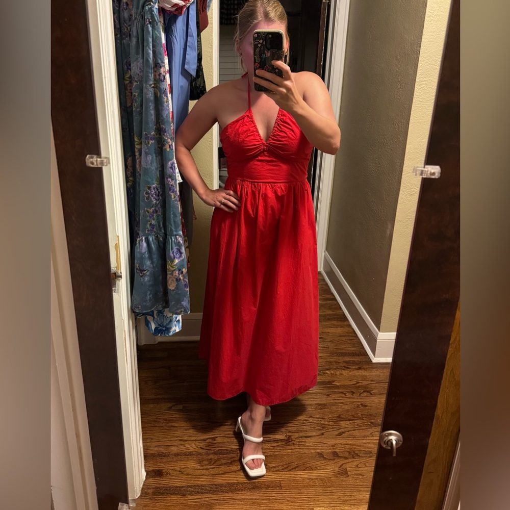 Universal Thread Red Midi Dress